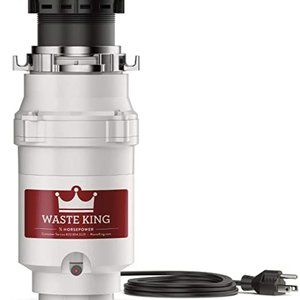 Waste King Legend Series 1/2 HP Continuous Feed Garbage Disposal with Power Cord